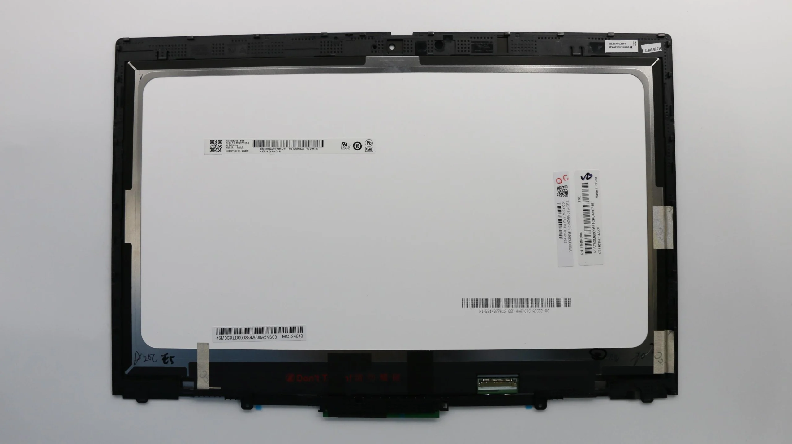 Pantalla Notebook Lenovo ThinkPad X1 Yoga 3rd Gen 14″ FHD Táctil + Instalación - Imagen 2