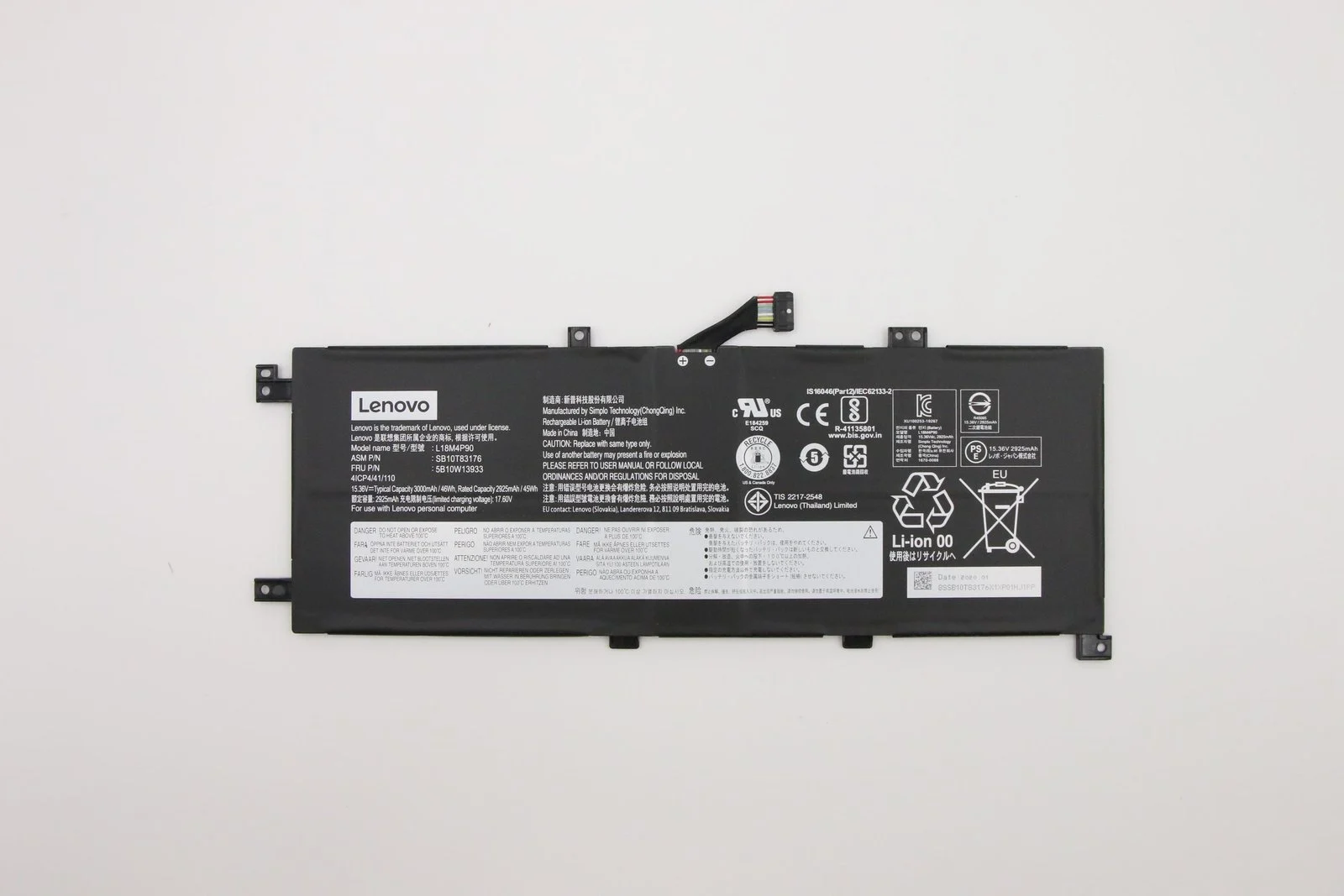 Bateria Notebook Lenovo ThinkPad L13 - L18C4P90
