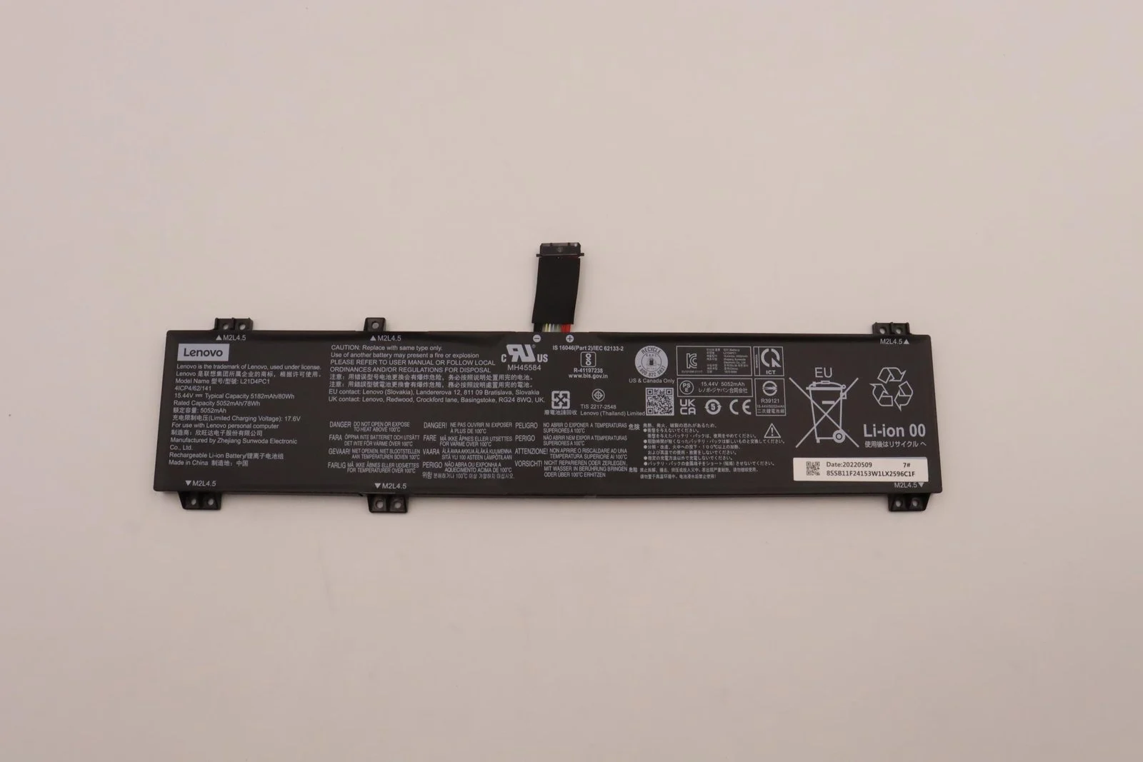 Bateria Notebook Lenovo Legion 5 15IAH7 / 15ARH7 y Legion 5 Pro 16IAH7 / 16ARH7 - L21D4PC1